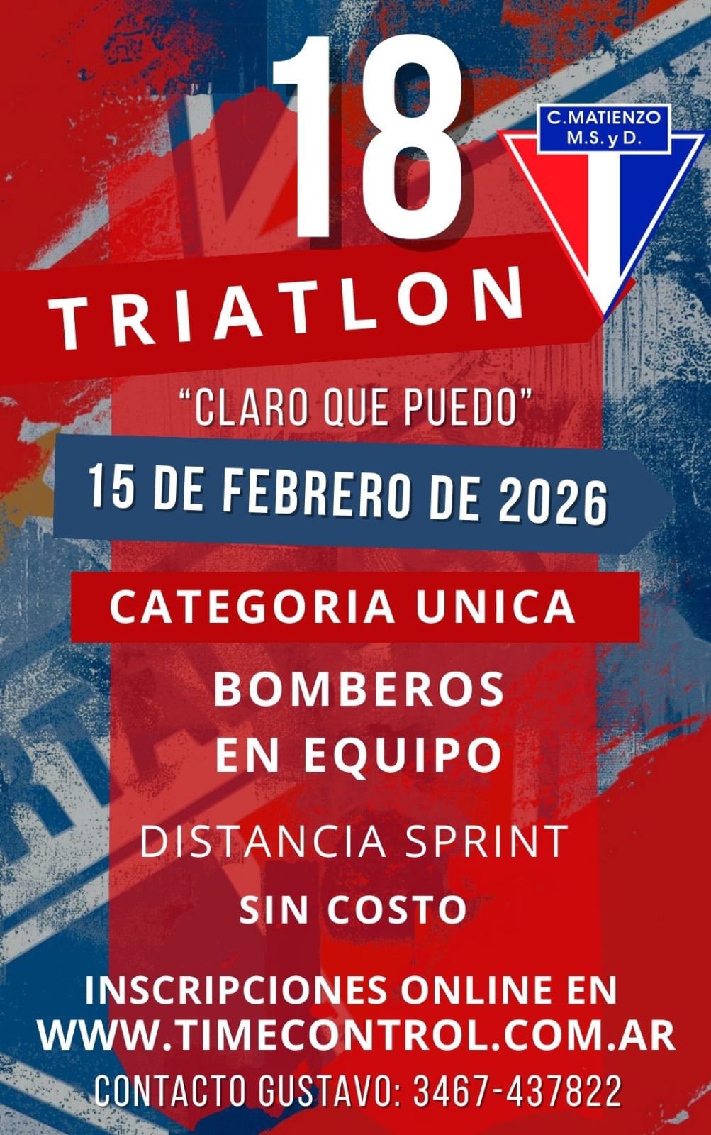 18 Edicion Triatlon - Claro que puedo