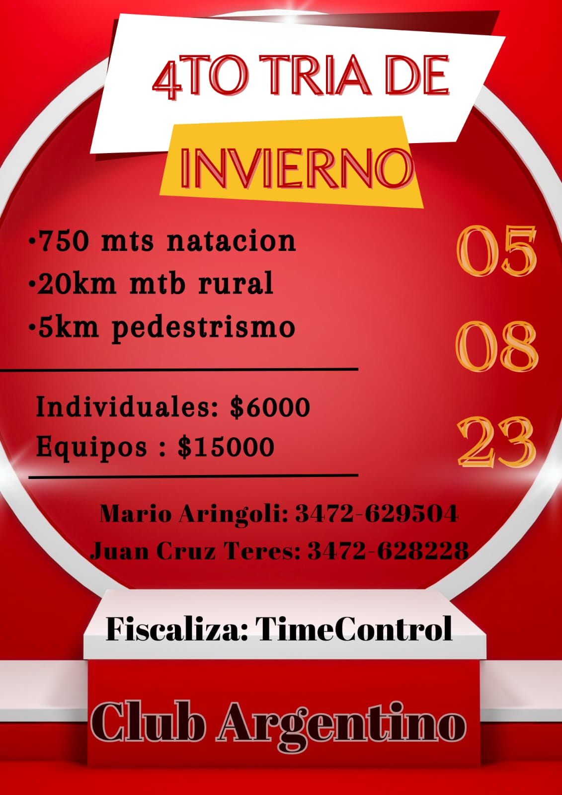 4° Triatlón De Invierno