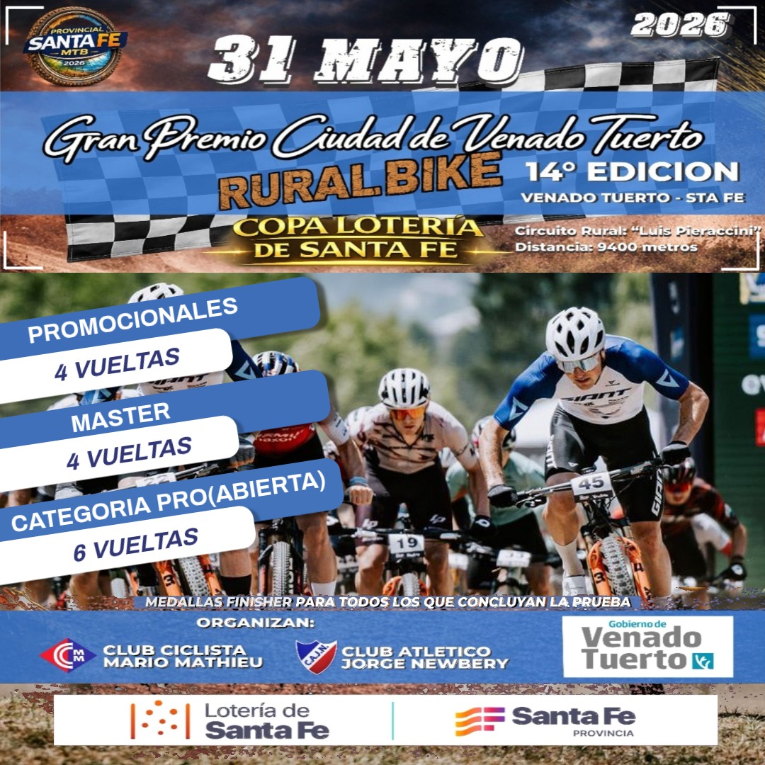 14 Edicion Rural Bike Venado Tuerto Sta Fe
